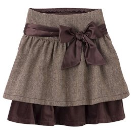     Girls-brown-target-skirt
